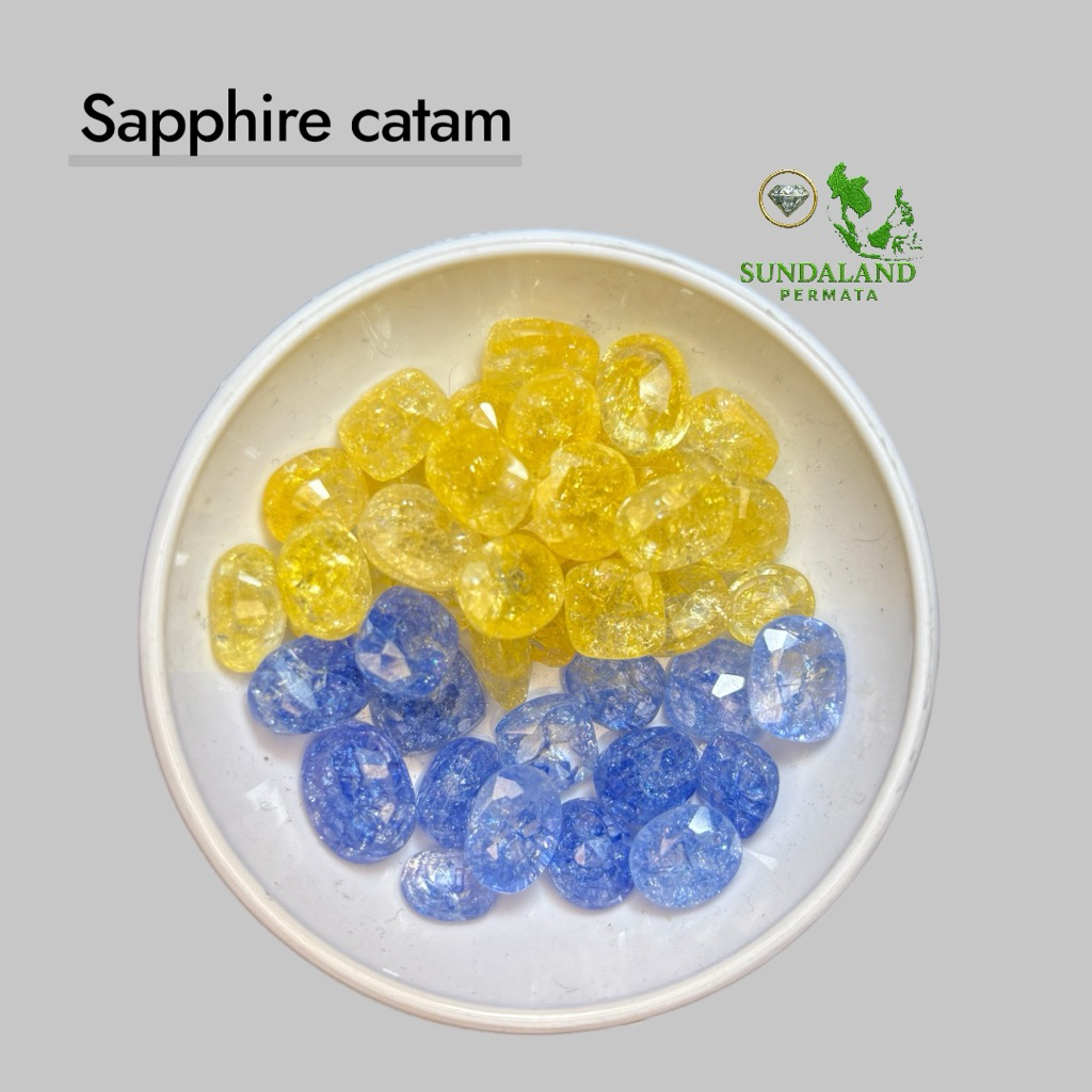 Sapphire Catam Warna Blue - Yellow