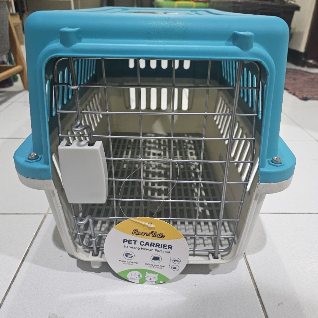 (Bekas) AZKO Paws N Tails Kandang hewan portable kucing anjing Pet Carrier Pet Cargo