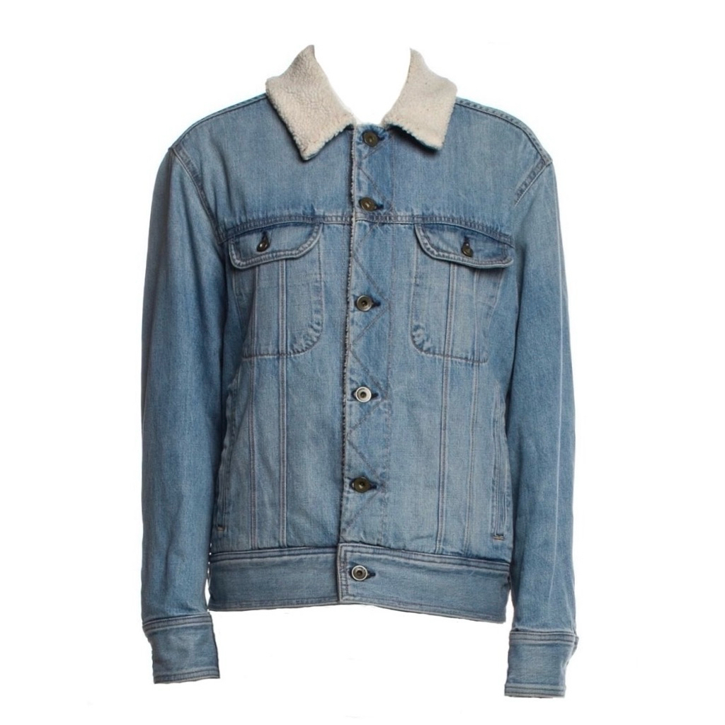 RAG & BONE Hurrington Sherpa Denim Jacket