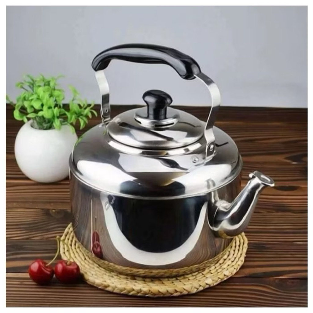 Teko bunyi stainless steel 6 Liter / whistle kettle / teko peluit bunyi / teko masak air panas / tek