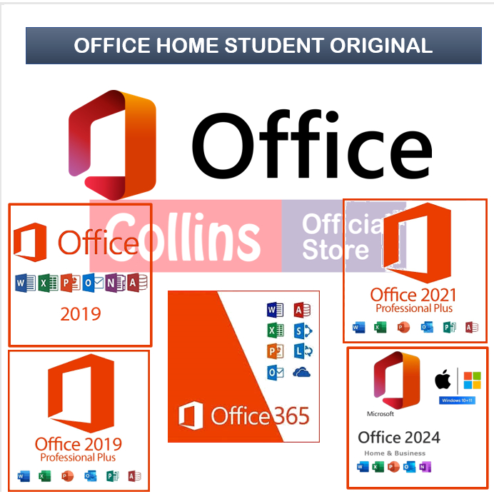 Microsoft Office Software Home Student - Office Professional Plus - Office 365 Product Key Original