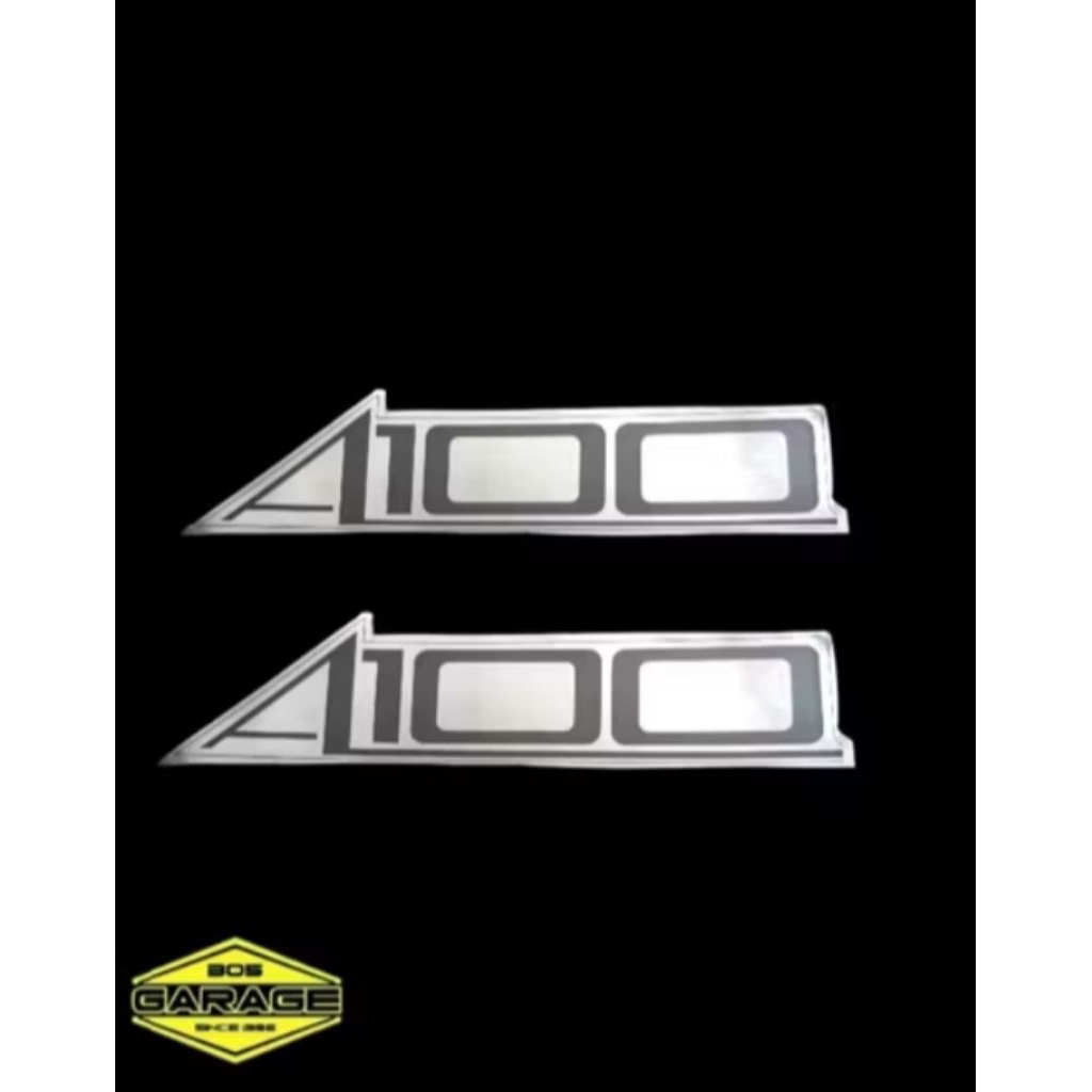 emblem emblim logo stiker bok box kempol aki Suzuki a100 harga untuk 1pasang stiker Crom