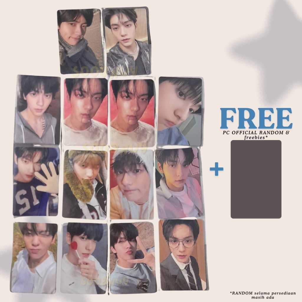 (free pc official*) READY STOCK TXT PHOTOCARD OFFICIAL AAB SOOBIN PC AFTERGLOW LOVER SEASON GREETING