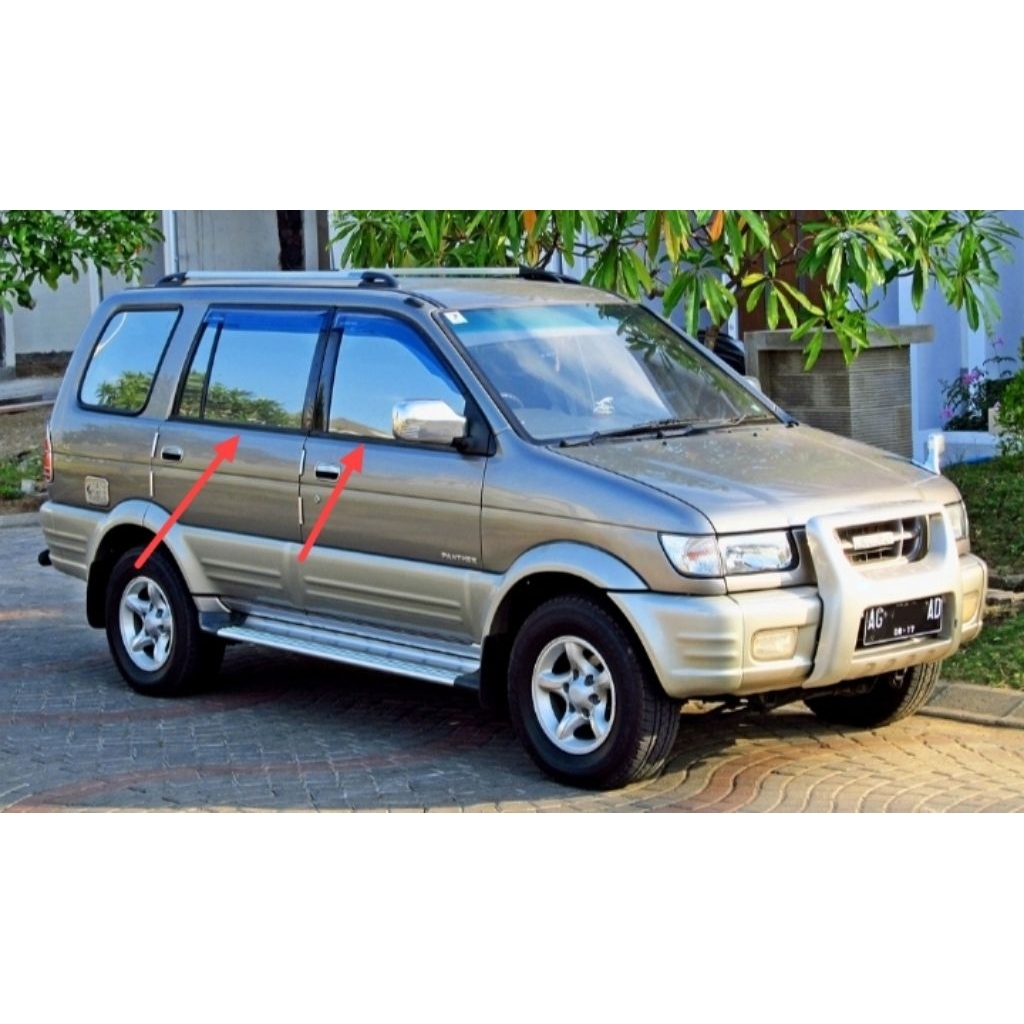 karet pelipit kaca luar ISUZU PANTHER TOURING/KAPSUL 1set 4pcs