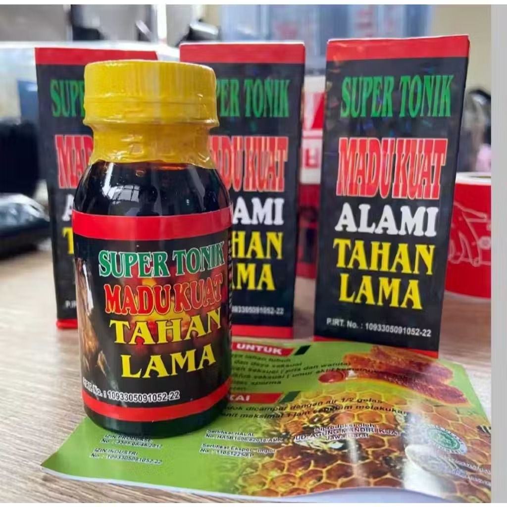 MADU SUPER HERBAL - Madu Tonik Herbal Kuat Tahan Lama 3 Jam Original 100% BPOM