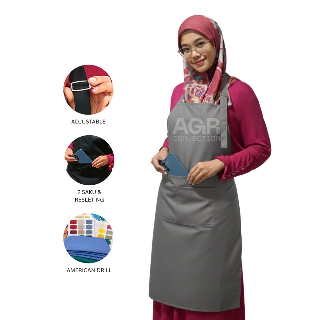 apron/apron abu muda/apron kitchen/apron barista/apron barbershop/apron masak/apron celemek/celemek/