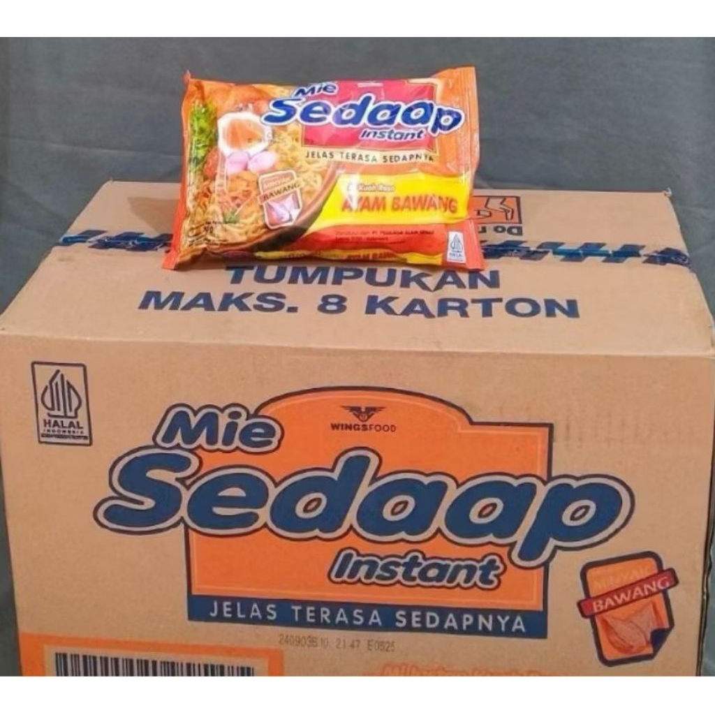 mie sedap rasa ayam bawang 1 dus/mie sedap ayam bawang/mie sedap 1 dus/mie sedap/mie instan