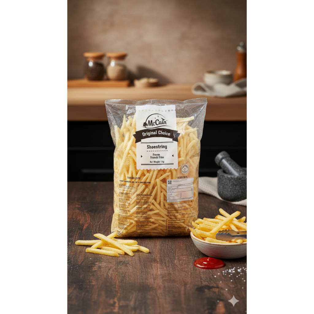 McCain Shoestring Kentang Goreng Beku 1 KG - French Fries Frozen Food 1000g