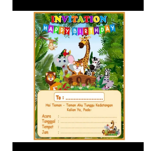 Undangan Digital Ulang Tahun Anak