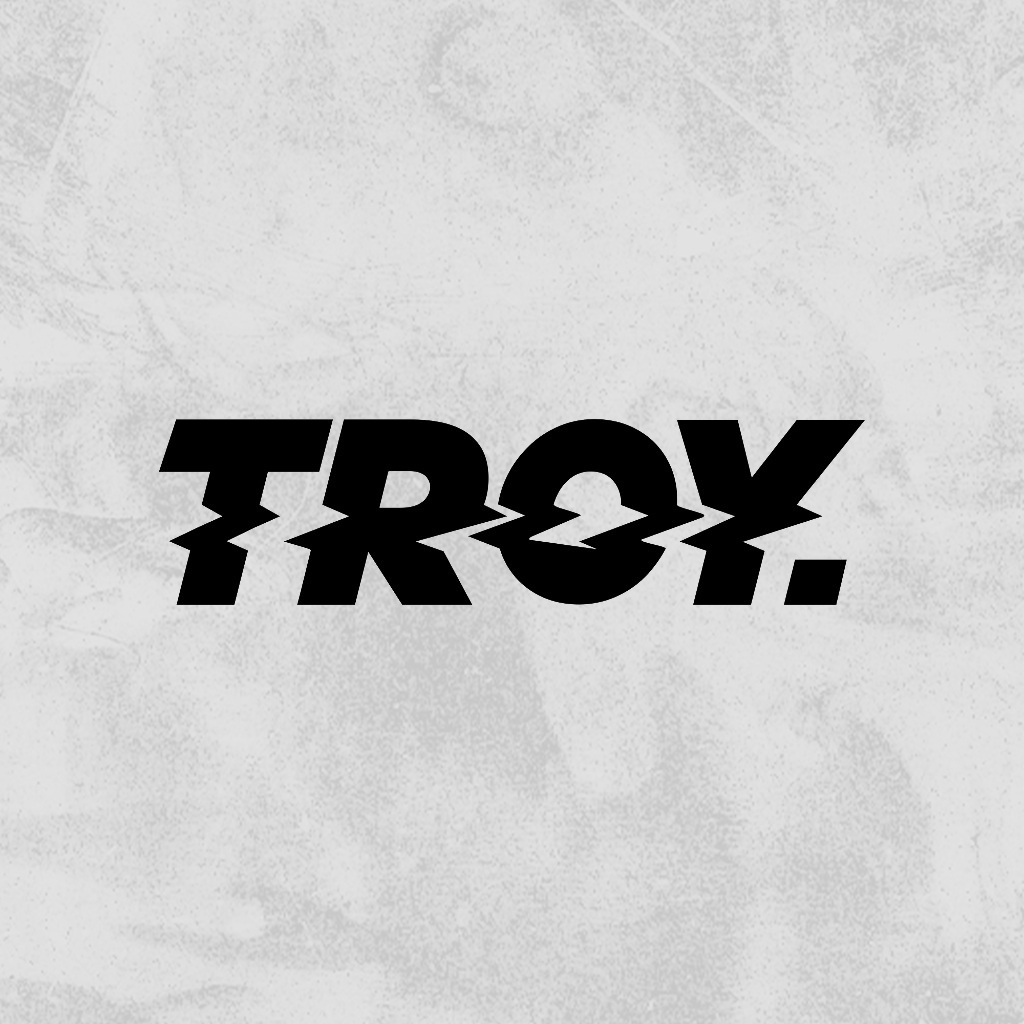 Troy Company Tshirt Black Melted - Kaos Hitam Lengan Pendek MTD 3444