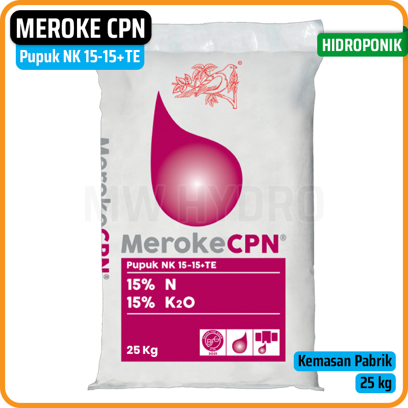 Meroke CPN, 25 Kg | Pupuk NK 15-15+TE, Potasium Nitrat KNO3