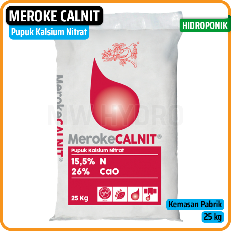 Meroke CALNIT 25 kg - Pupuk Kalsium Nitrat Hidroponik Grade