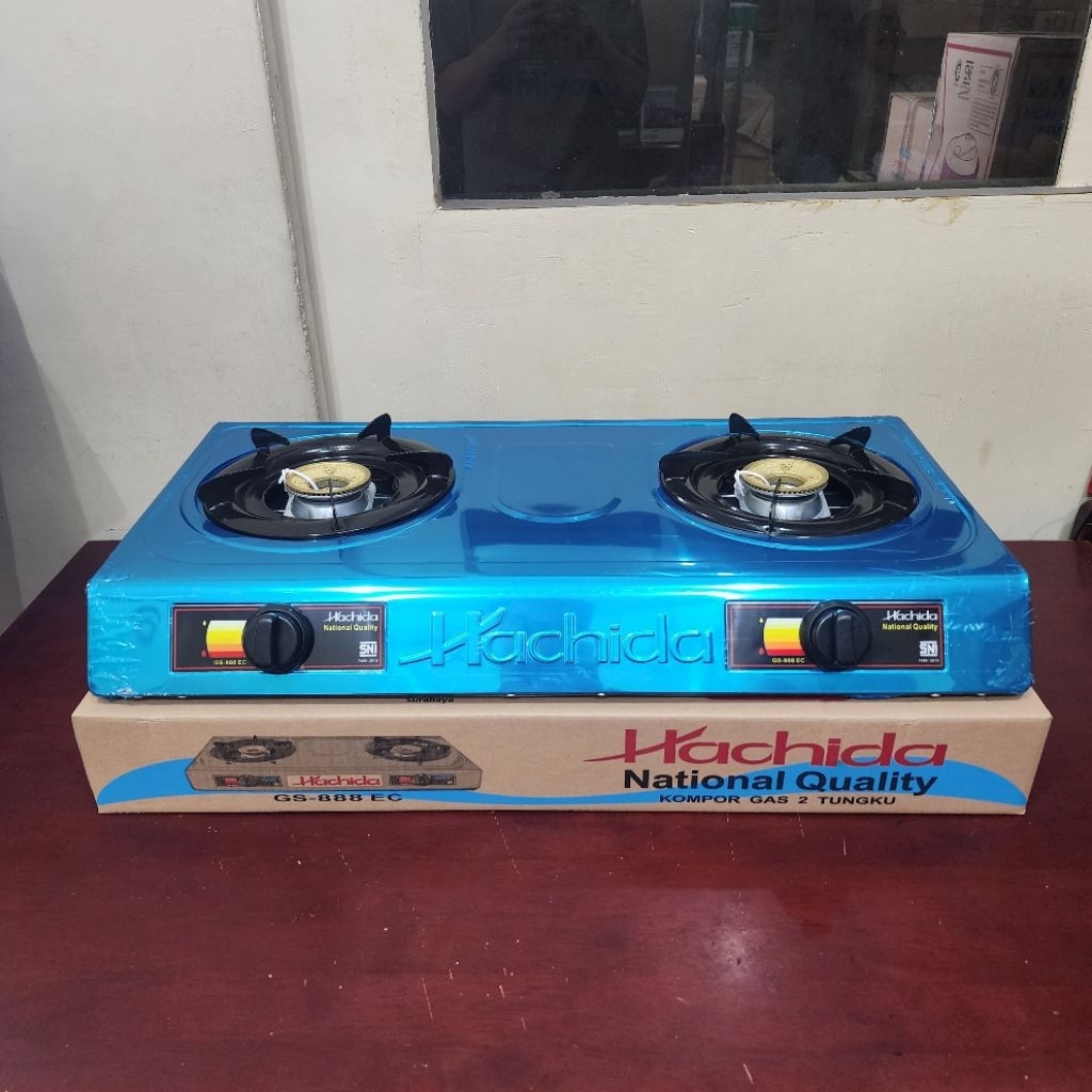 Kompor Gas 2 Tungku Hachida GS 888 EC / Kompor Hachida