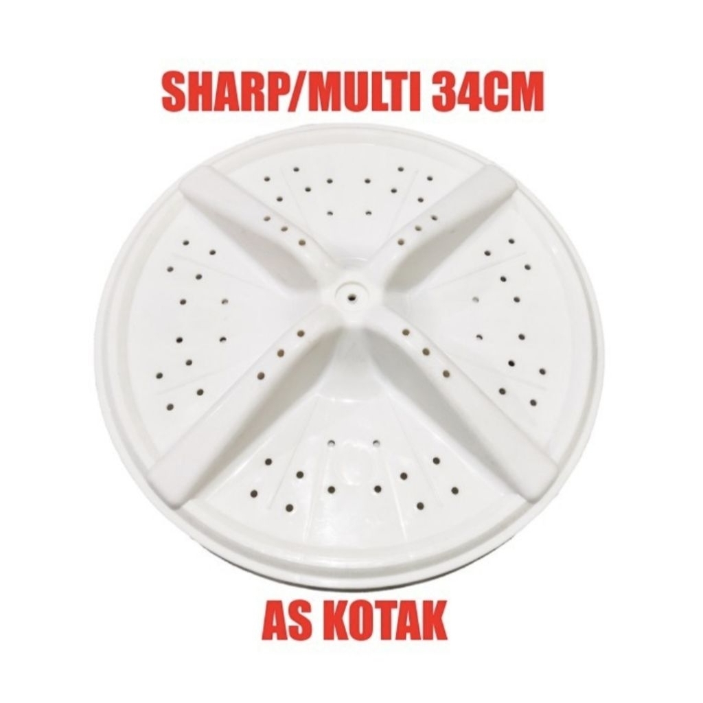 Pulsator Mesin Cuci SHARP DIAMTER 34 as Kotak UNIVERSAL Promo