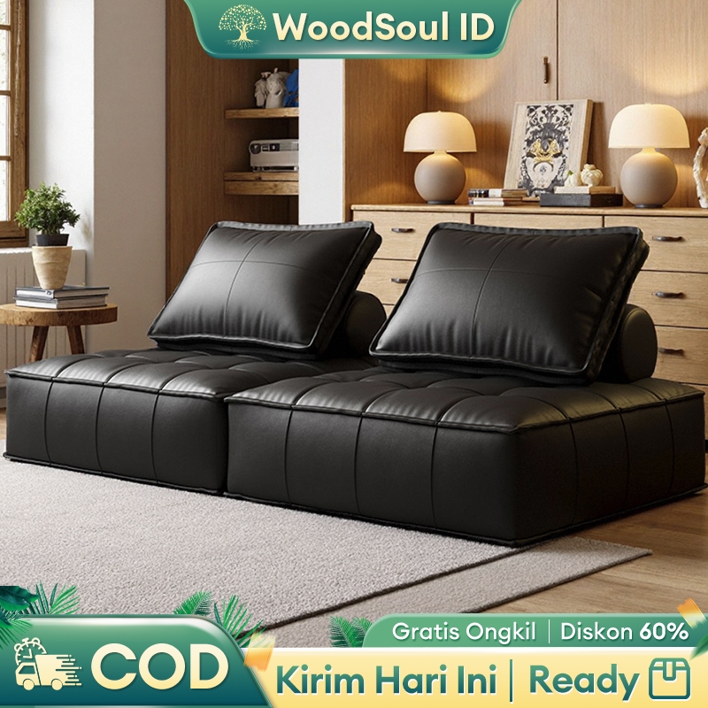 Sofa Single Recliner Sofa Ruang Tamu Sofa empuk Sofa Recliner Kulit 1 Seater  Sofa ruang tamu mewah