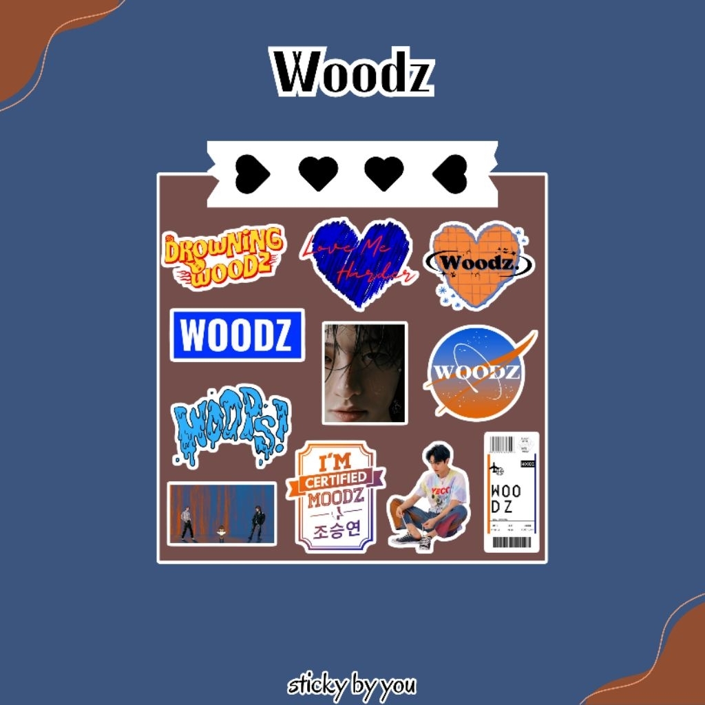 Sticker Woodz - Sticker KPOP Solois / Aesthetic / Merch / Gift / Freebies / Vinyl / Accessories