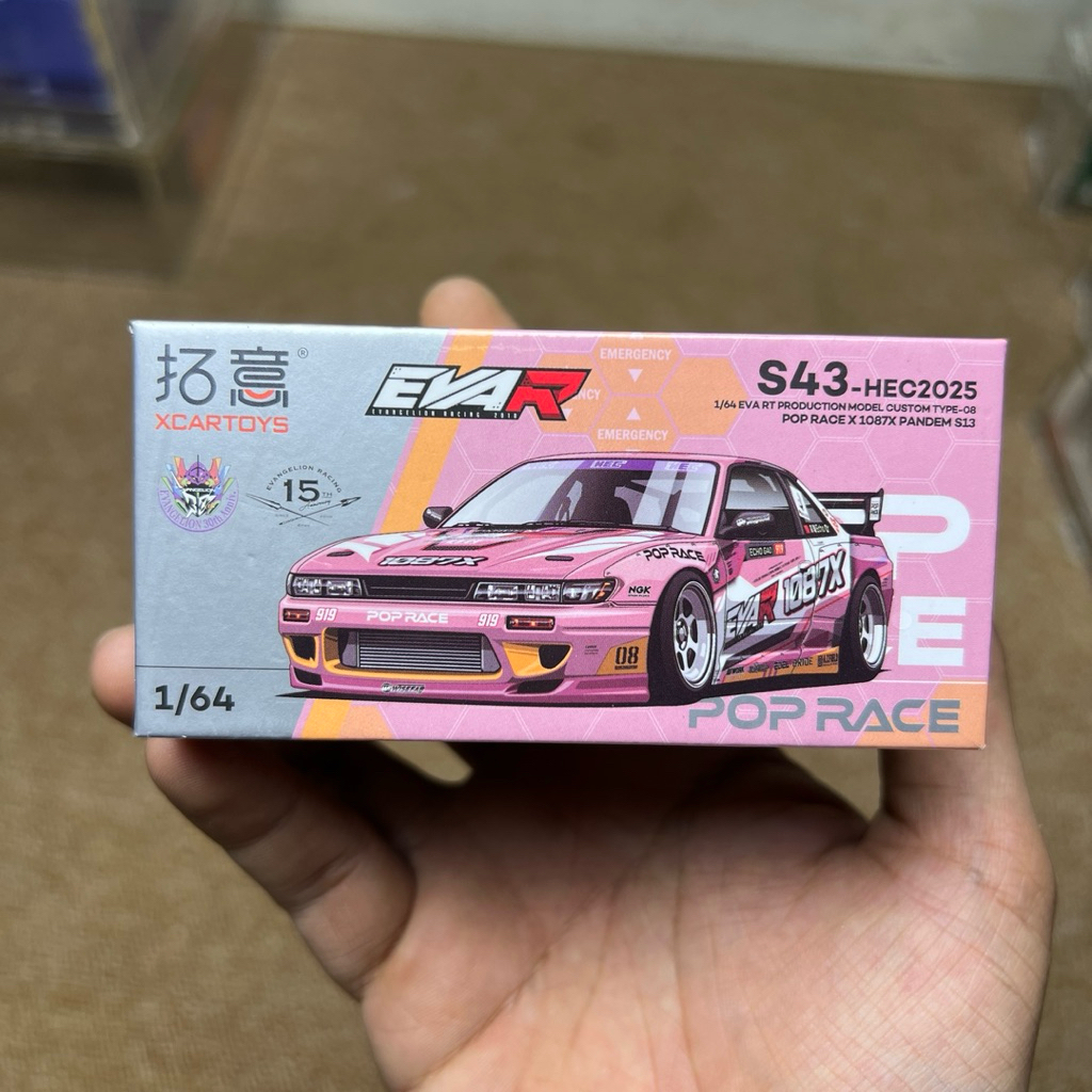 Pop Race Pandem Nissan Silvia S13 Evangelion HEC Echo Gao 1/64