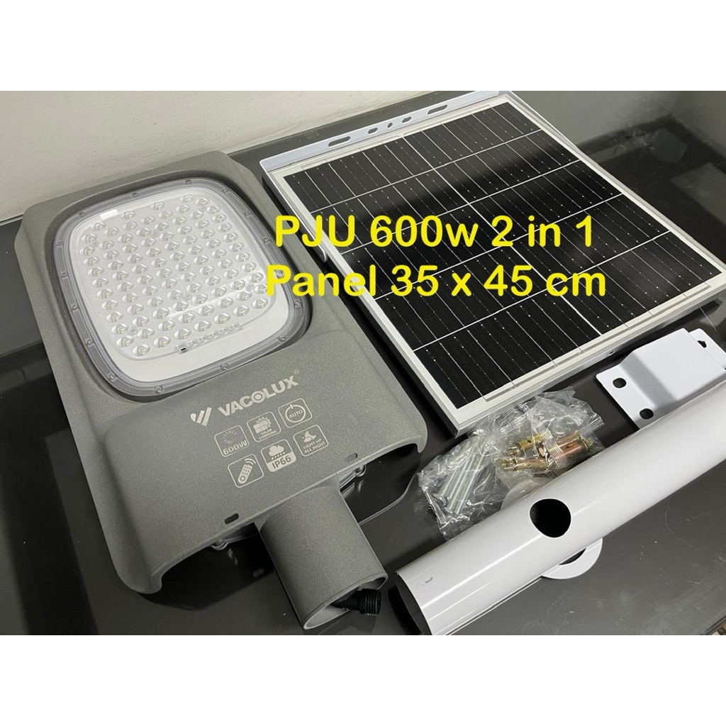 lampu jalan solar panel 600 watt 600w SNI lampu pju tenaga surya 600w led pju solar cell 600w SNI