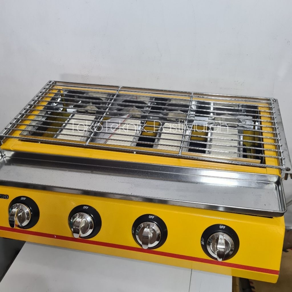 kompor pemanggang sosis bbq BBQ  maestro / gas roaster 2 tungku MT K 111 / gas roaster 3 tungku MT K