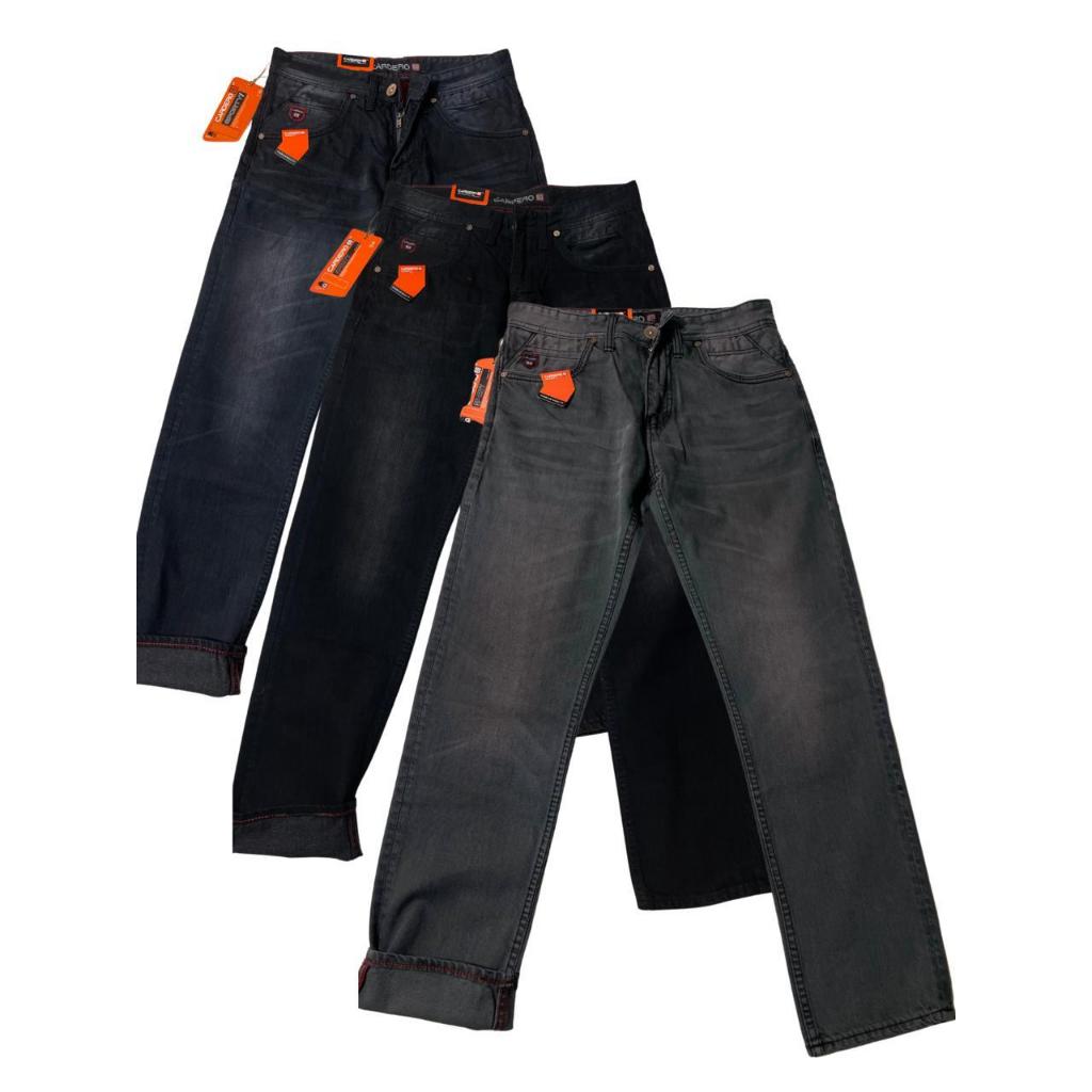 Celana Panjang Pria RIPPED STORE CARDERO Sporty Standar Reguler Selvede