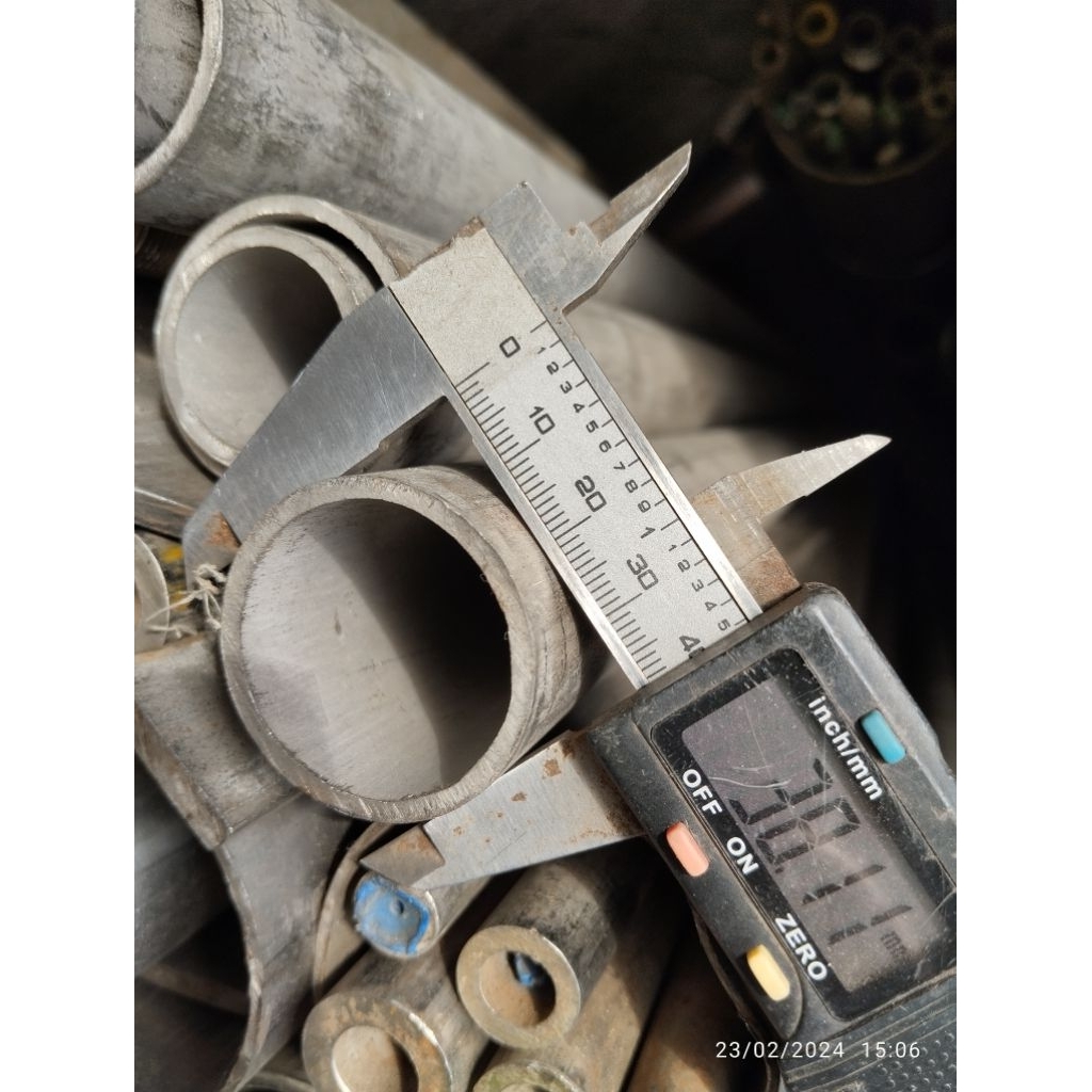 pipa stainless 38 mm tebal 3mm x 70cm
