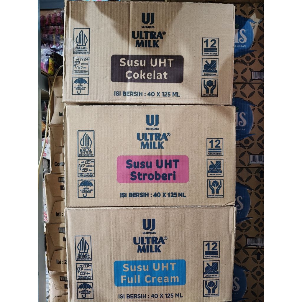 Susu Ultra UHT 125ml ( 1 Dus isi 40 Pcs )