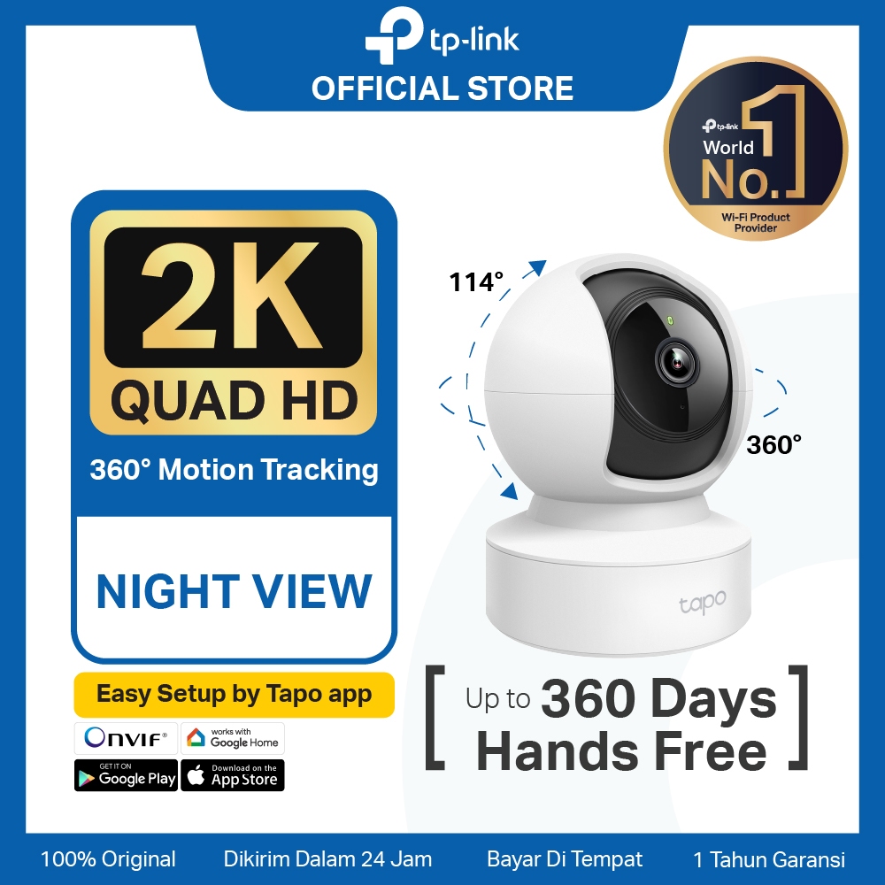 TP-Link Tapo C222  PTZ IP WiFi Camera | 2MP HD | Indoor | Video  1/3” Progressive Scan CMOS Not Star