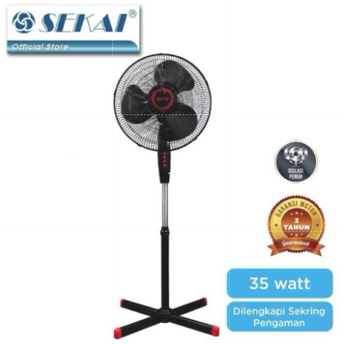 Stand Fan Kipas Angin Berdiri Sekai 16in Sekai SFN-1620