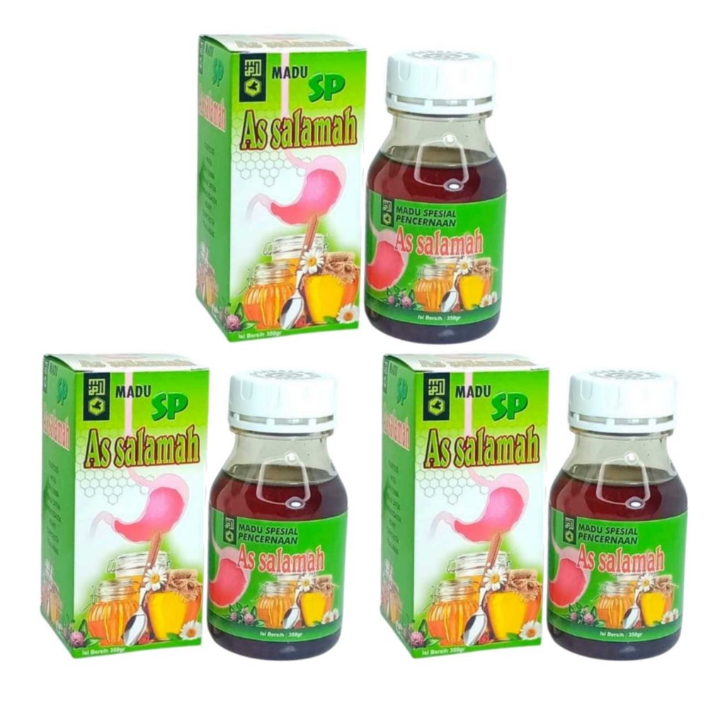 3 PCS Madu As Salamah SP Special Pencernaan – Madu Herbal Untuk Permasalahan Lambung Dan Pencernaan