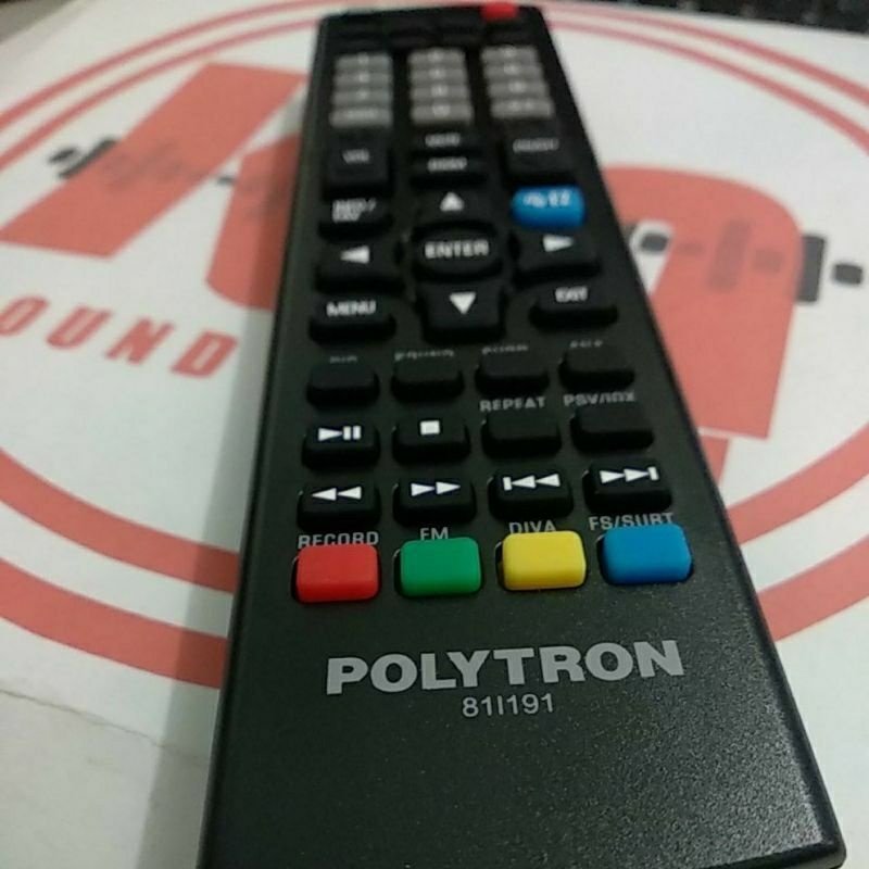REMOTE REMOT TV LCD LED POLYTRON CINEMAX BAZZOKE XCEL 81/191 (KOMPATIBLE KE POLYTRON 81i355M01)