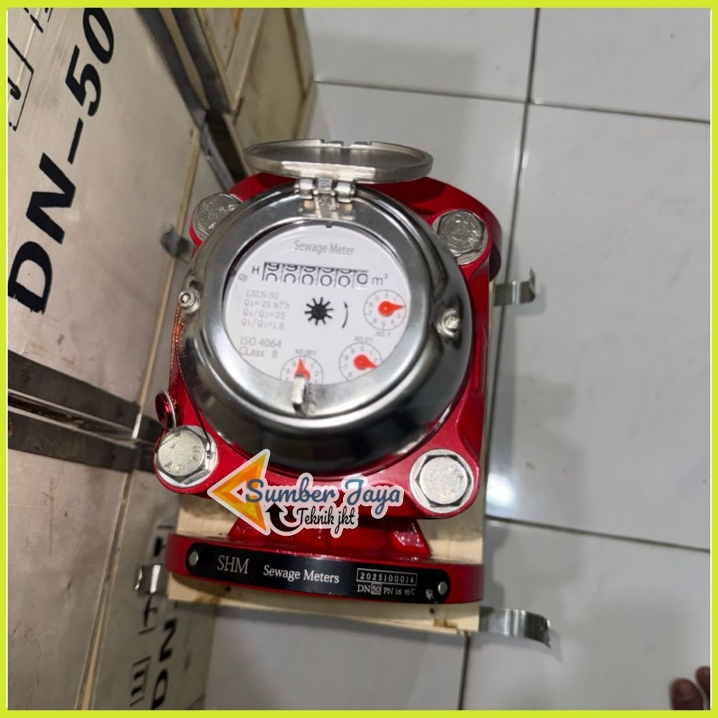 Flow Meter Air Limbah 2,5 inchi DN65 Water Meter Air Kotor 2 1/2" DN65