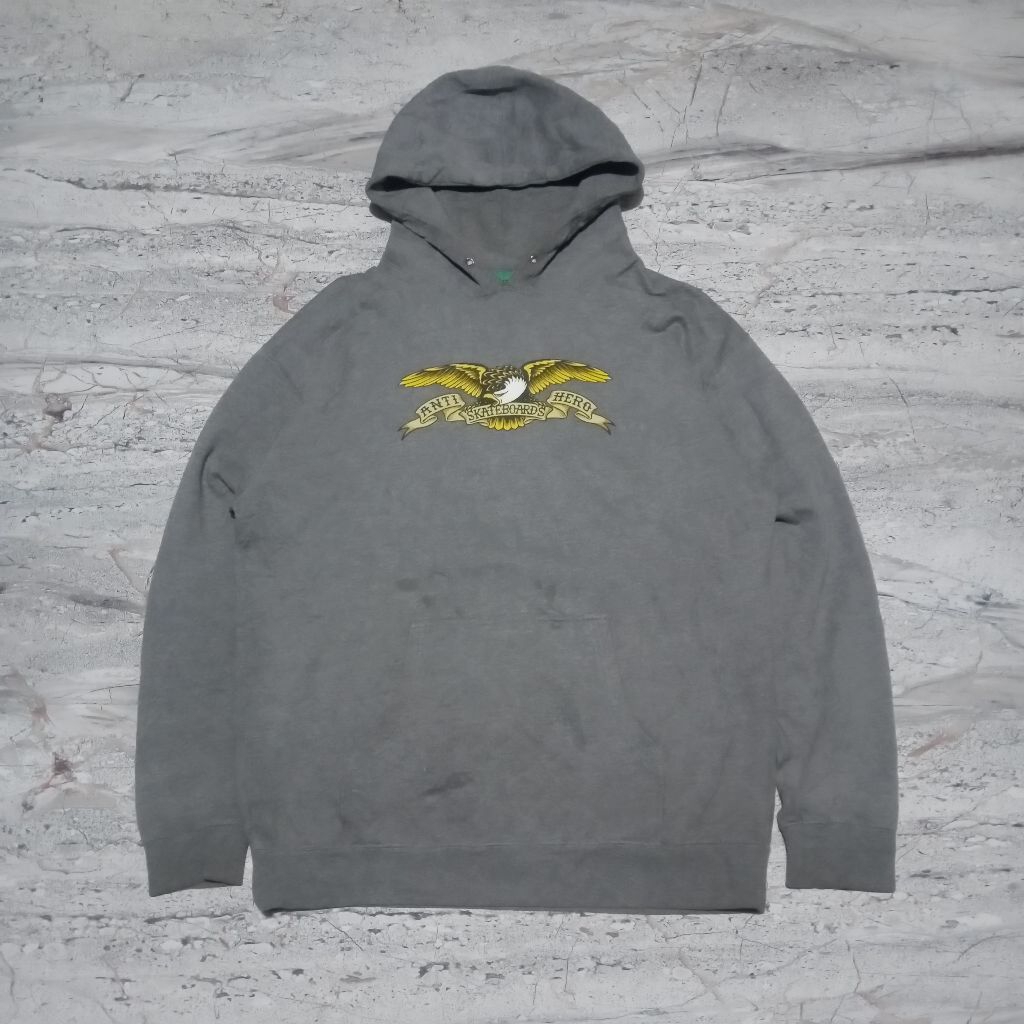 Hoodie Anti Hero Eagle Gunmetal Heather