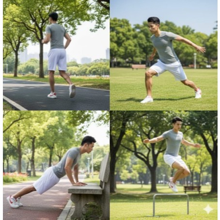 Celana Pendek Olahraga Cowok Pria Gym Running Fitness Putih Polos Tes Akademi Polisi Tentara TNI POL