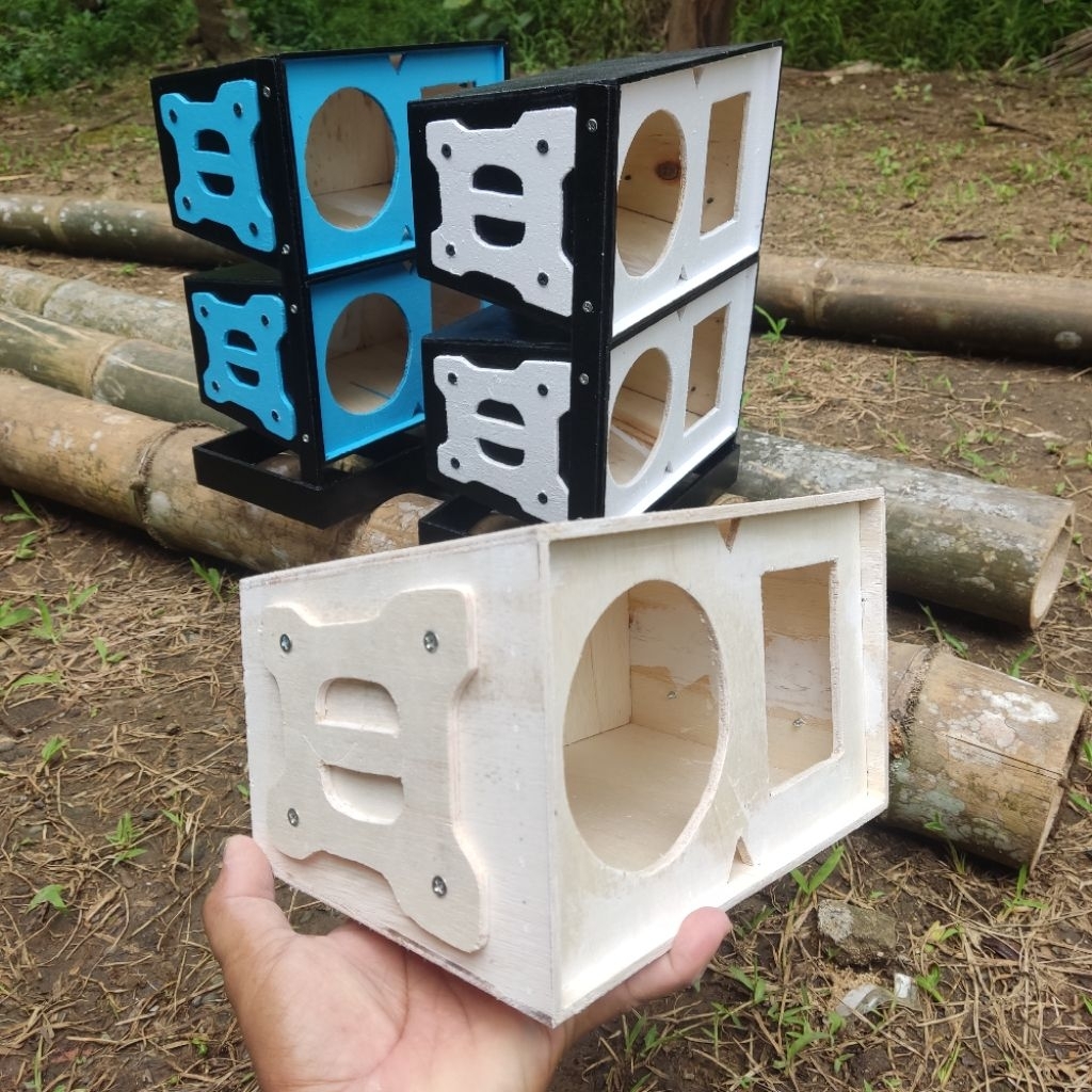 Box speaker linearray 4 inch single tweeter