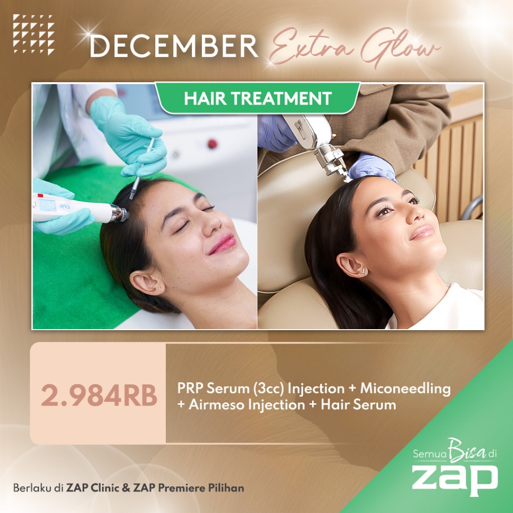 PRP Serum (3cc) Injection + Miconeedling + Airmeso Injection + Hair Serum