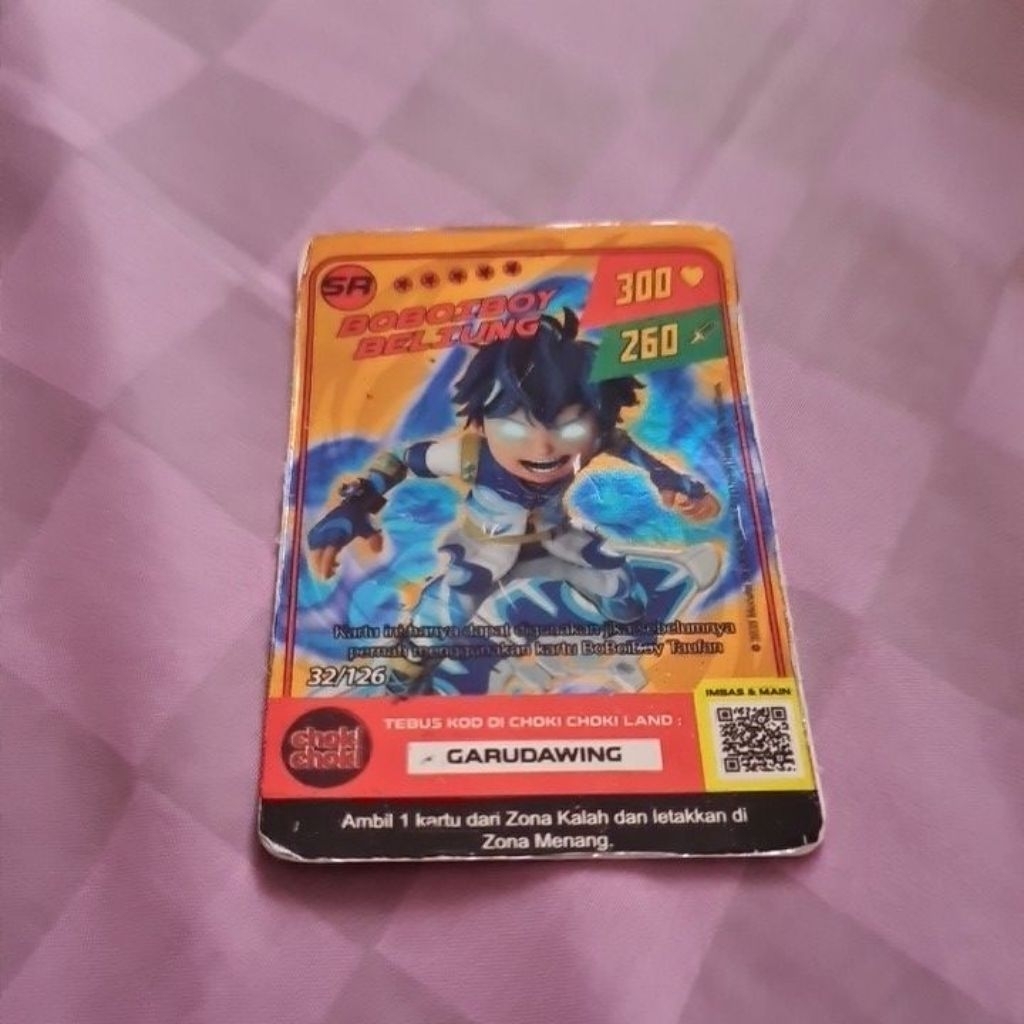 SR beliung Kartu Boboiboy