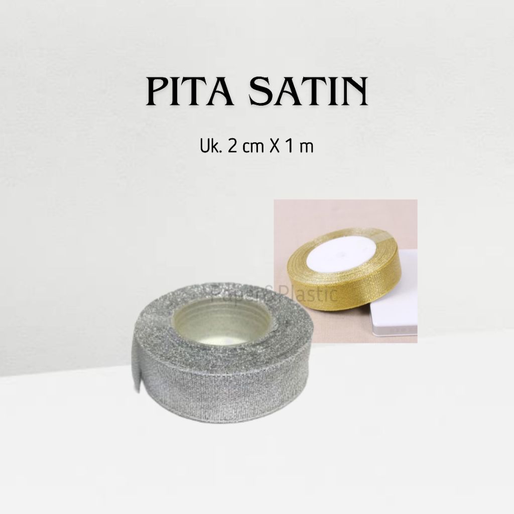 Pita Satin 3/4 inch (2cm) Per Meter