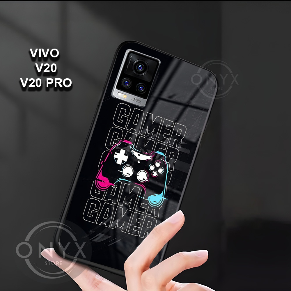 [W21] Softcase VIVO V20/V20 PRO Softcase Kaca Kilau Glossy | Kesing Vivo Motif Gamer | Case Vivo VIV
