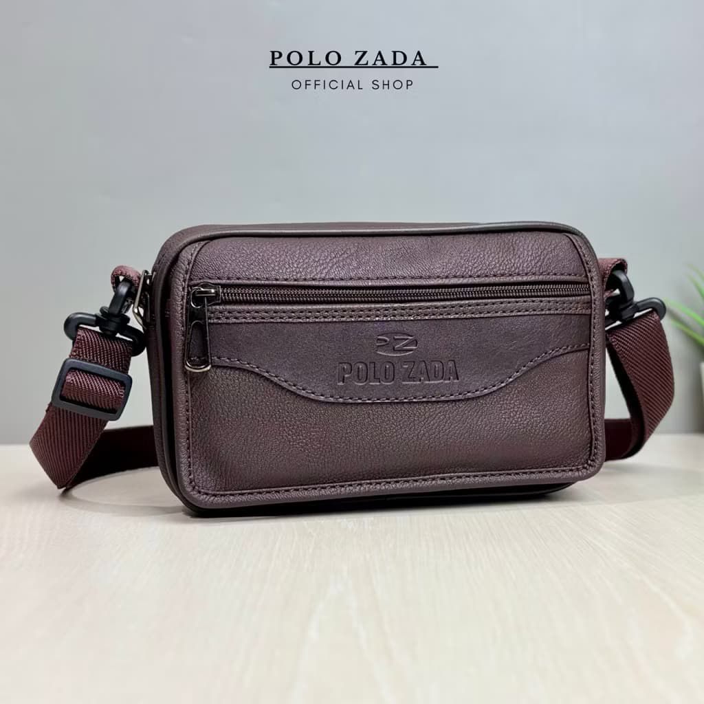 TAS POLO ZADA  TAS SELEMPANG PRIA WANITA KEREN ANTI AIR