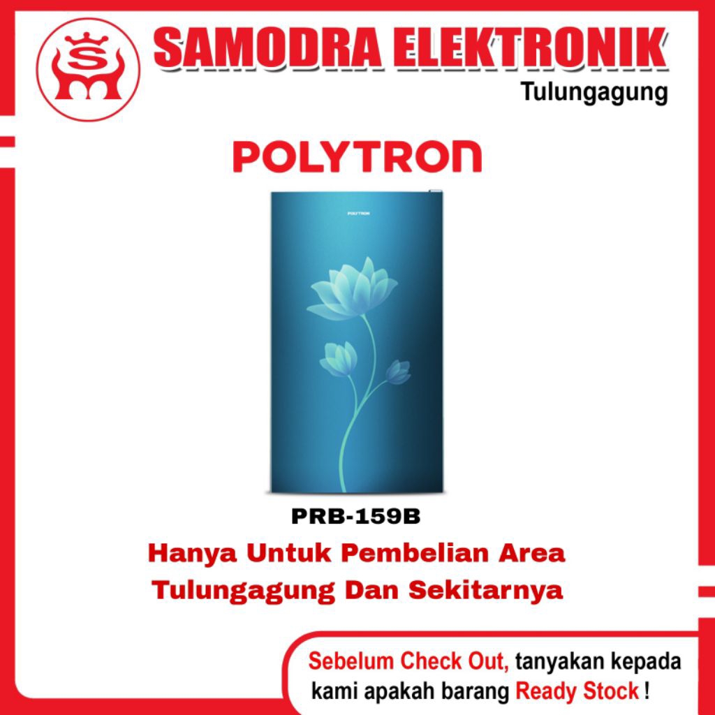 Kulkas POLYTRON PRB-159B | Kulkas 1 Pintu Polytron