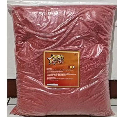 Tepung Panir Tepung Roti Panko Merah Red ½ Kg