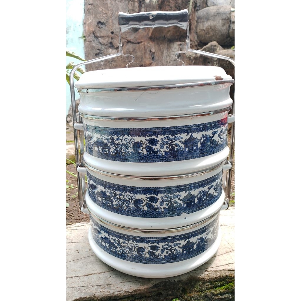 Rantang Enamel jumbo (Preloved)