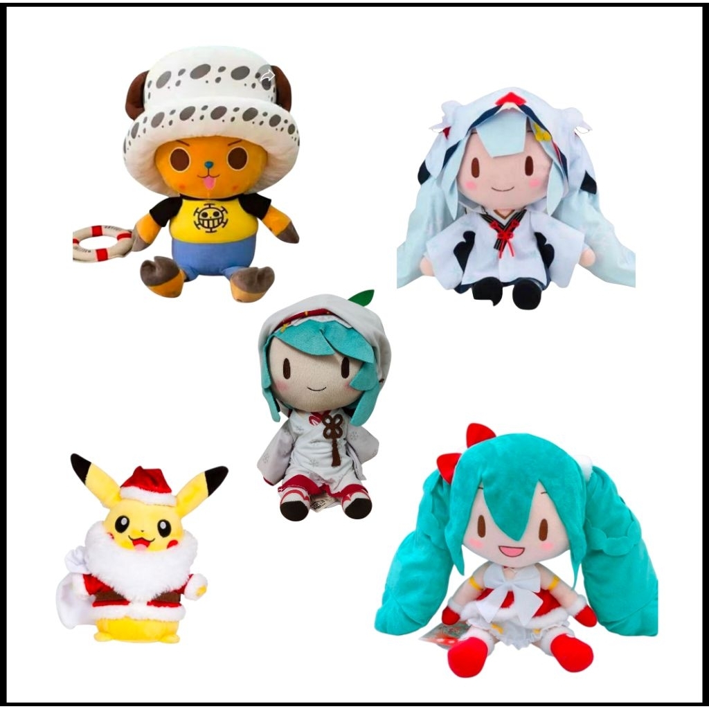 Boneka Natal. Boneka Hatsune Miku. Boneka Pokemon
