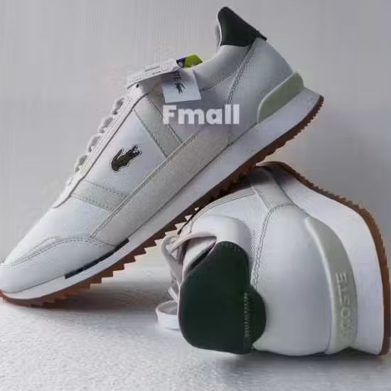LCT20 Lacoste Original . warna white . sepatu tali sneaker