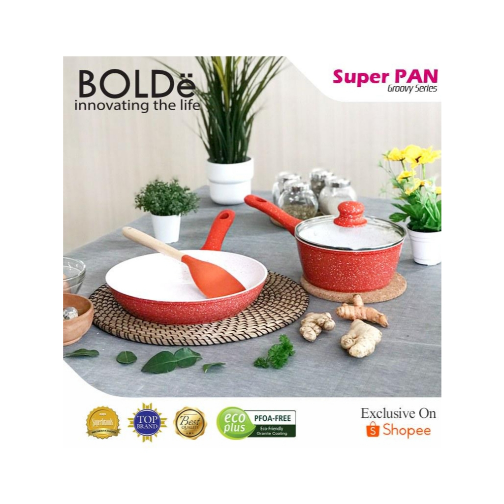 [Shopee Special 10th Birthday] BOLDe x Shopee Super Pan Set 5 Pcs