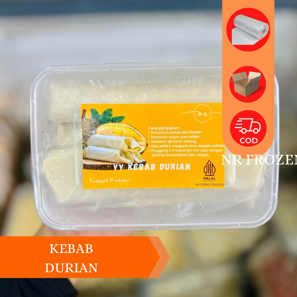 KEBAB DURIAN / KEBAB DURIAN COKLAT isi 4
