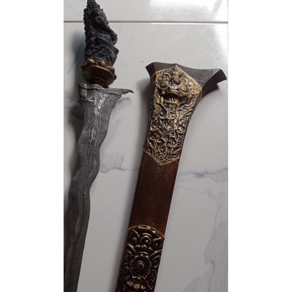 keris Luk 5 pamor kulit semangka