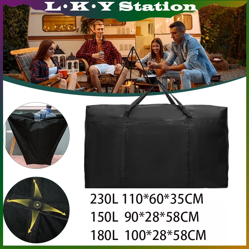 230L/180L/150L Serbaguna Tas Buat Pindahan Tas Besar Pindahan Tas Travel Jumbo Tas Pakaian Besar Mur