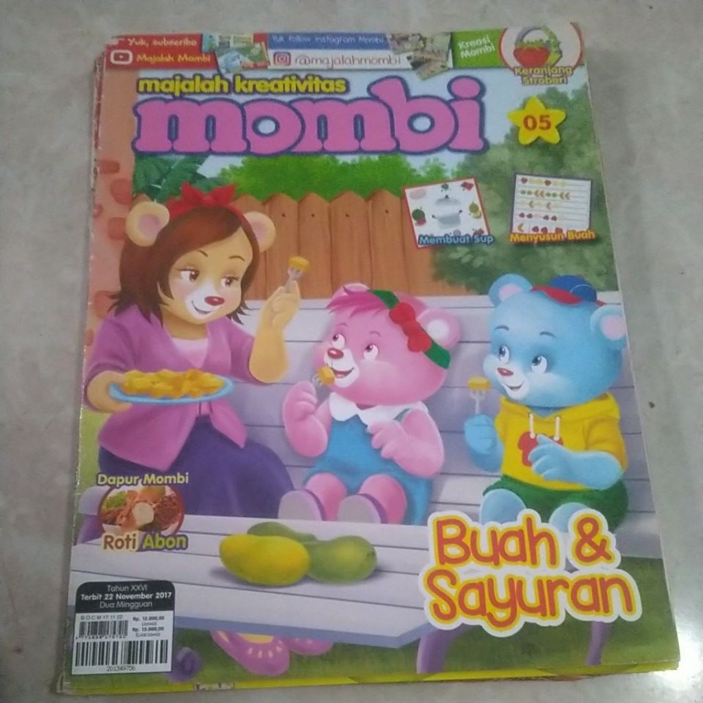 Buku anak Majalah Kreativitas MOMBI