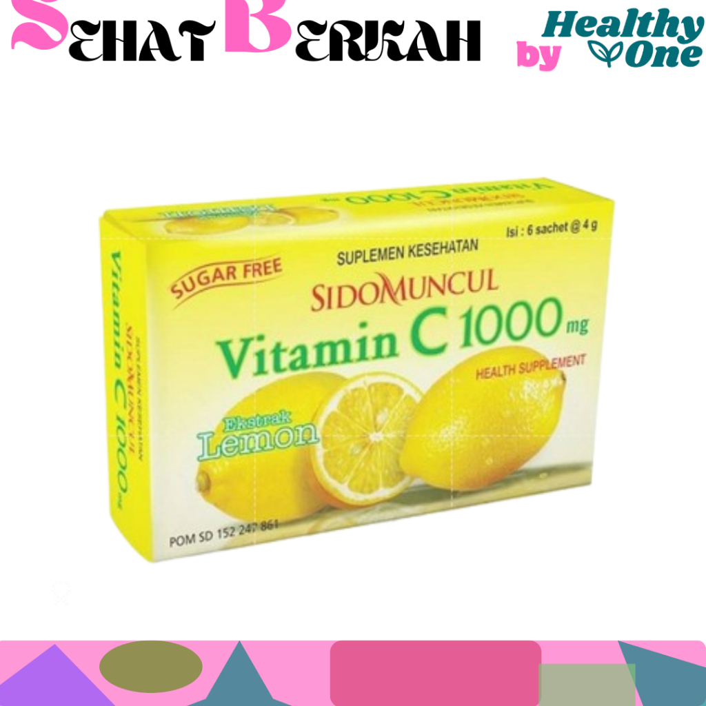SIDOMUNCUL VIT C1000 LEMON 6 SACHET